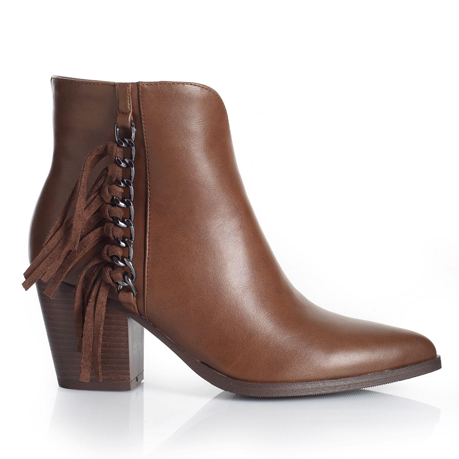Botin Mujer Via Uno WestWinter Bandit Café-0