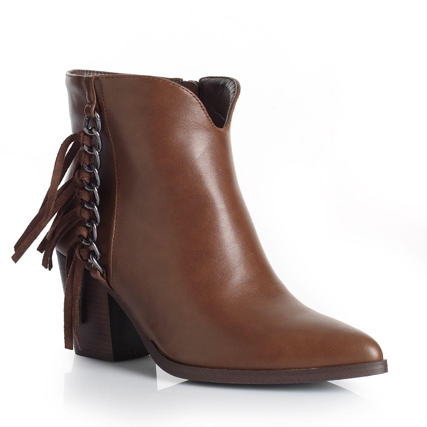 Botin Mujer Via Uno WestWinter Bandit Café-3