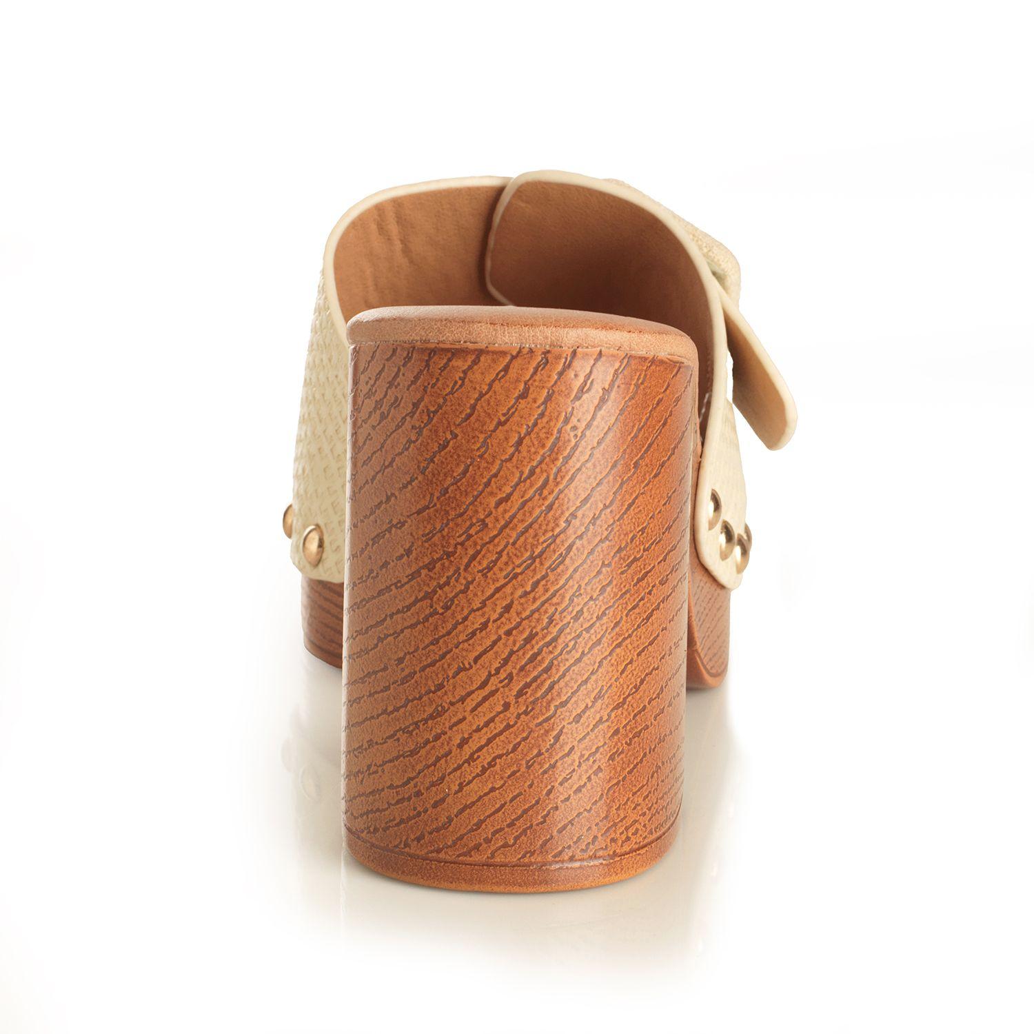 Sandalia Mujer Via Uno Beige 22633616-1