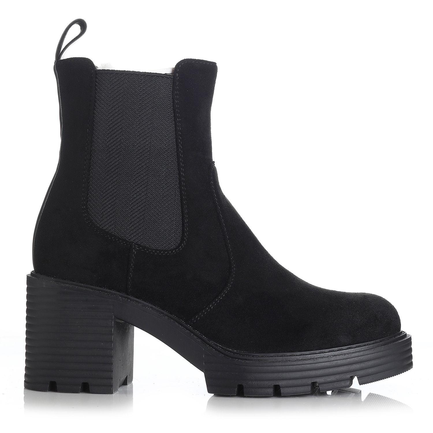 Botin Mujer Negro Via Uno 12532417-0