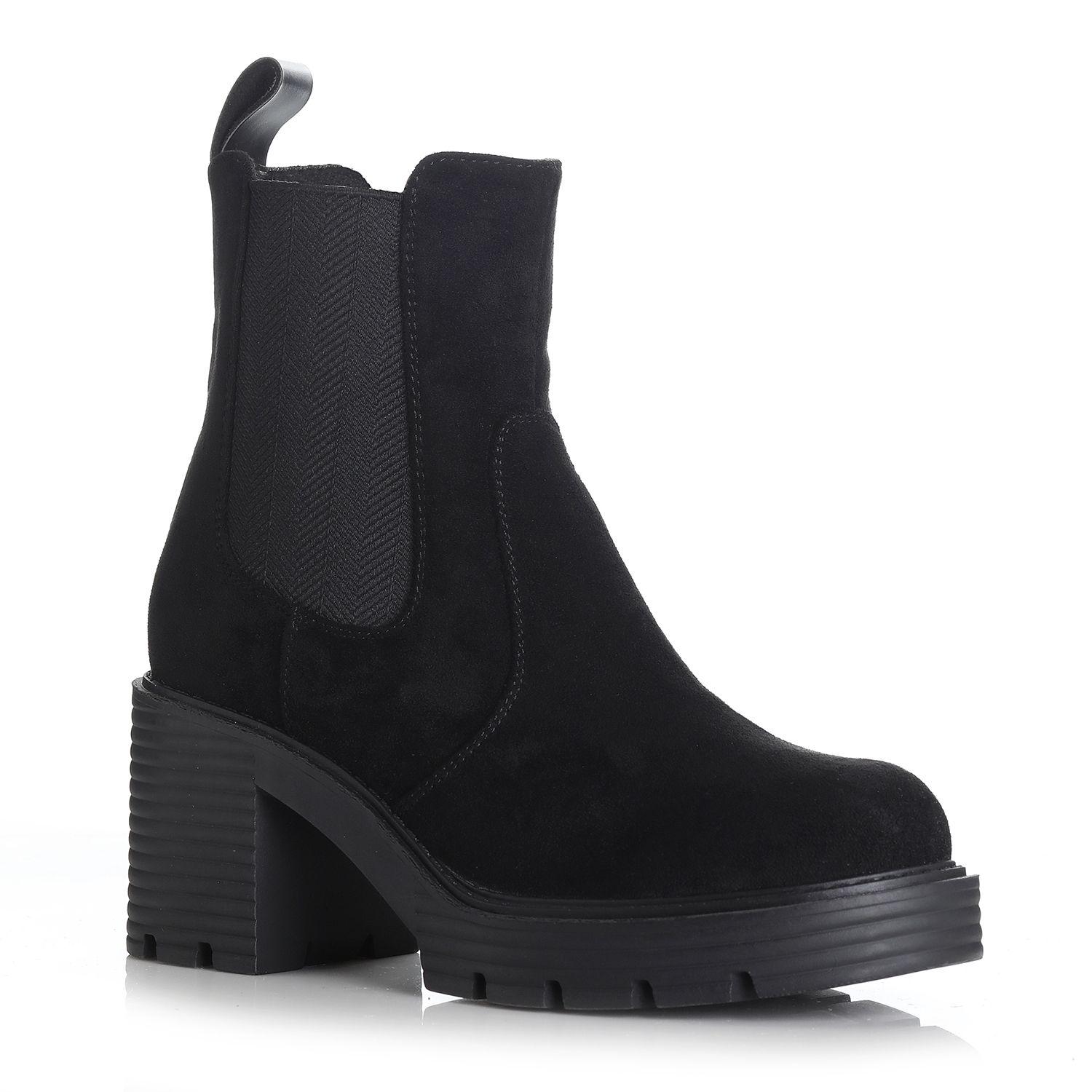 Botin Mujer Negro Via Uno 12532417-3