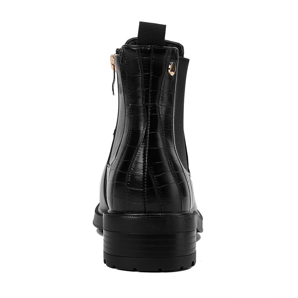 Botin Mujer Negro Via Uno 12531419-1