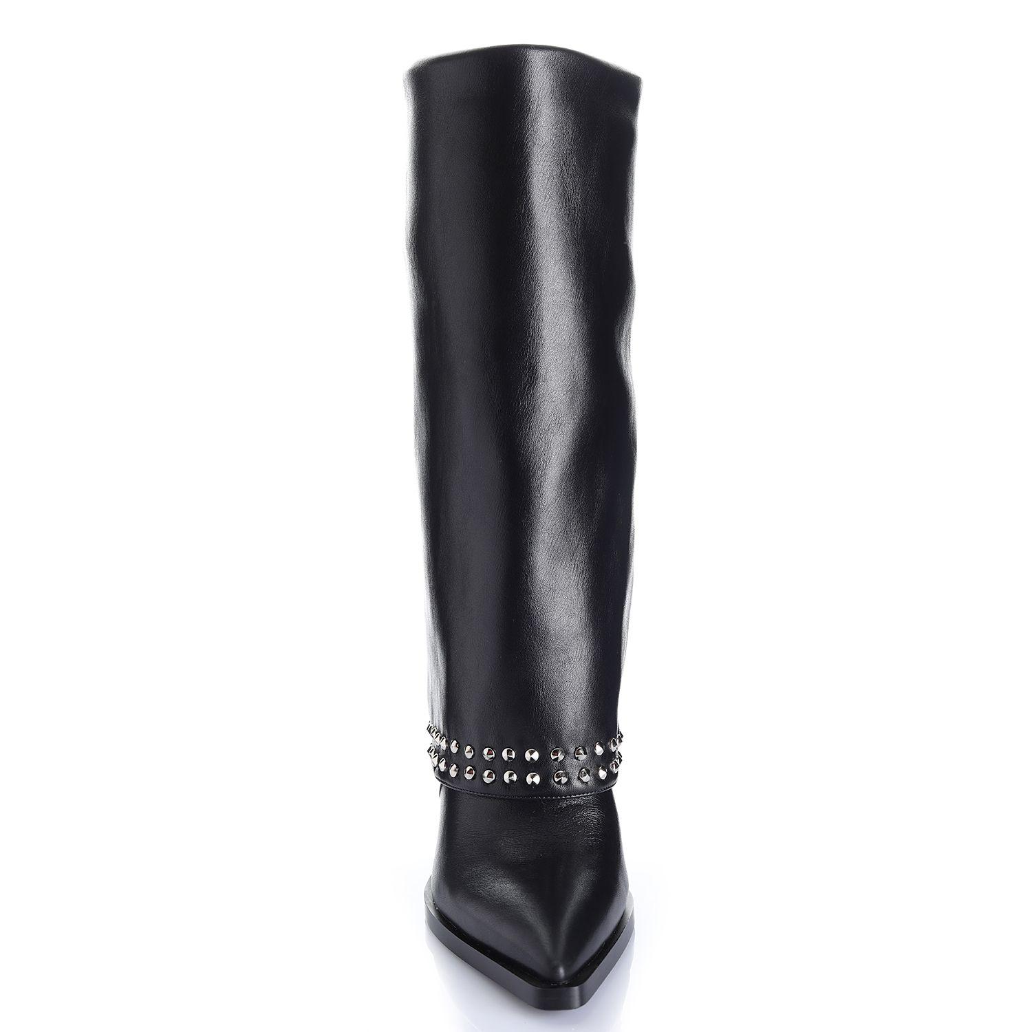 Bota Mujer Negro Via Uno 12513309-2