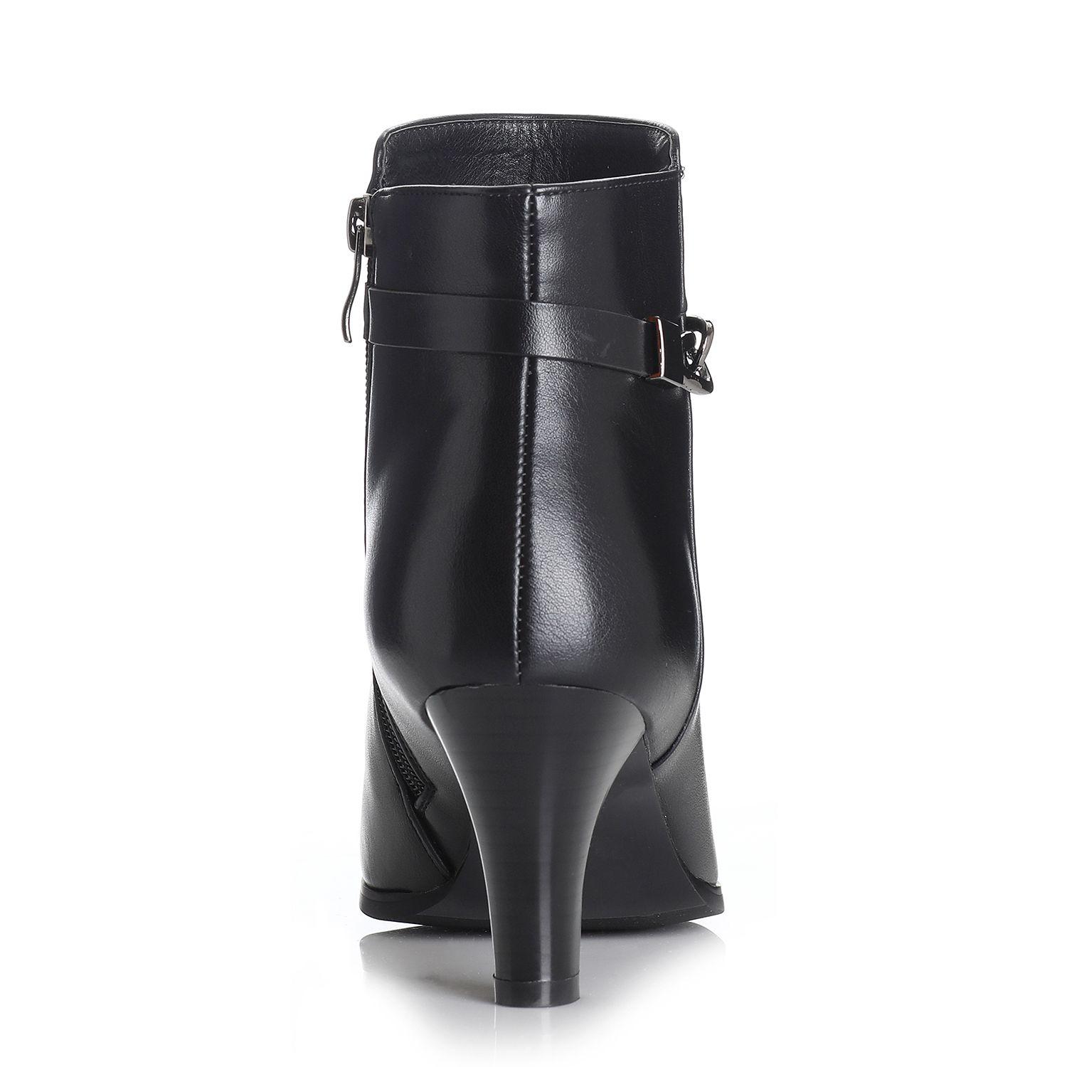 Botin Mujer Via Uno WestWinter Icy Negro-1