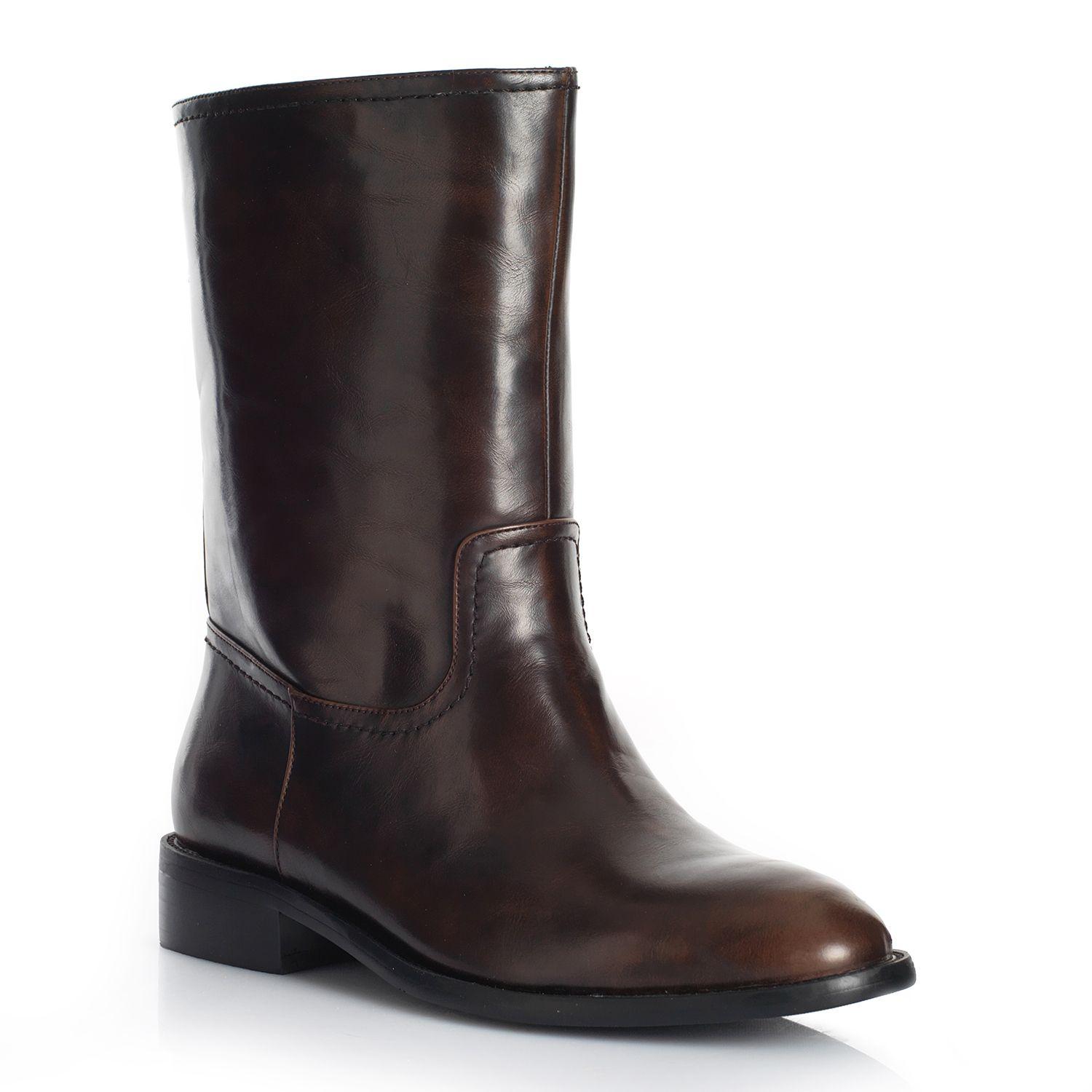 Botin Mujer Via Uno WestWinter Ridge Marron-3