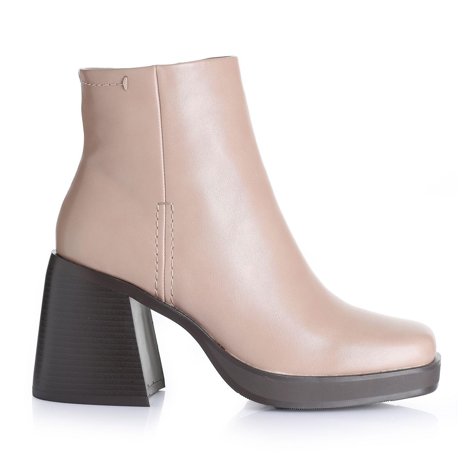 Botin Mujer Taupe Via Uno 12433418-0