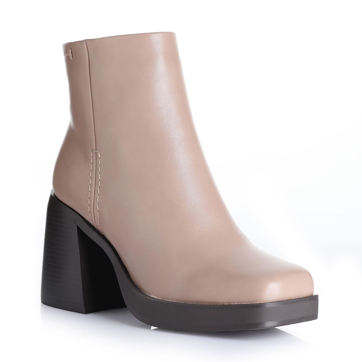 Botin Mujer Taupe Via Uno 12433418-3