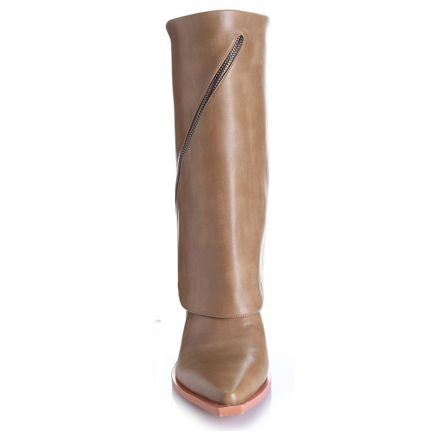 Bota Mujer Via Uno WestWinter Haze Beige-2