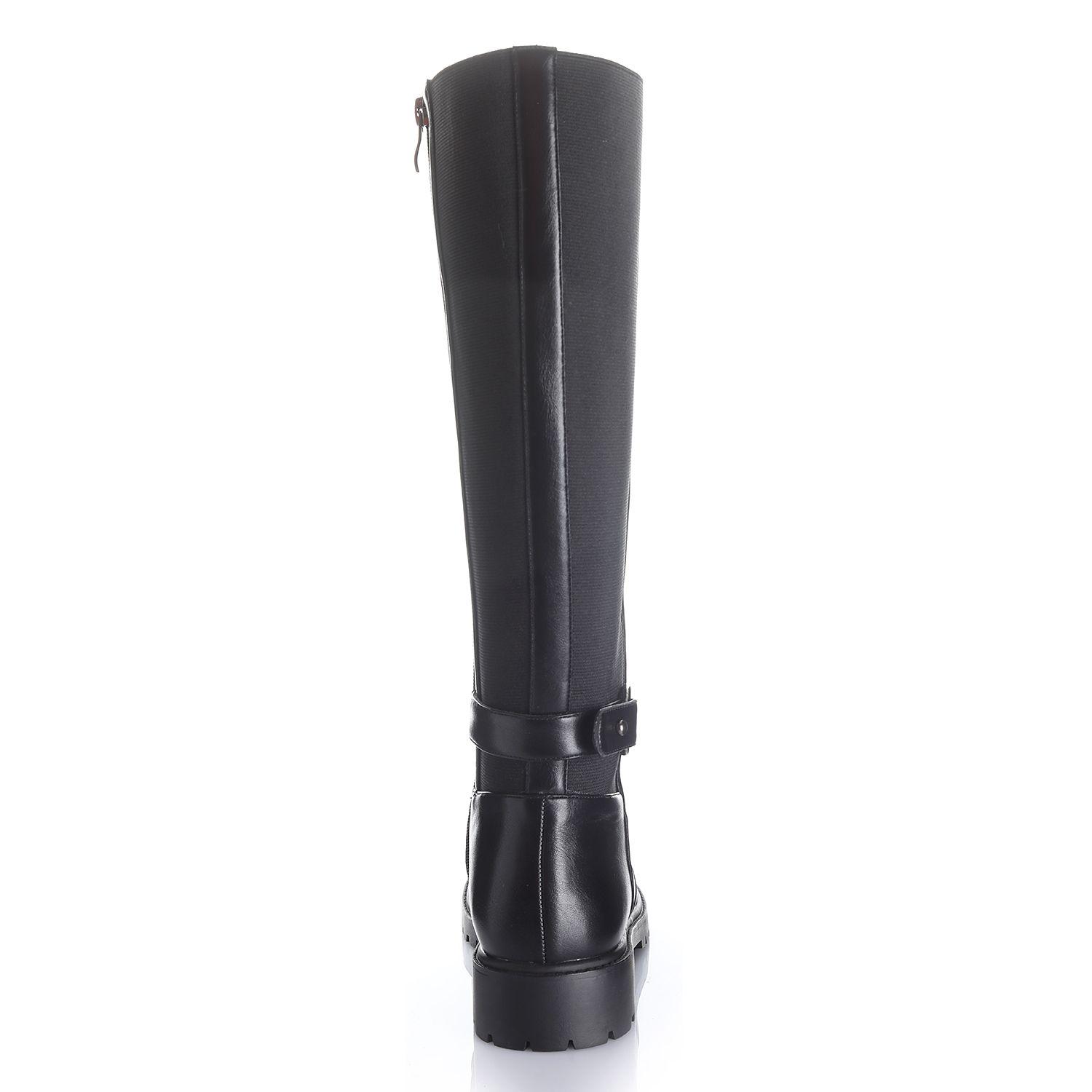 Bota Mujer Negro Via Uno 12531317-1