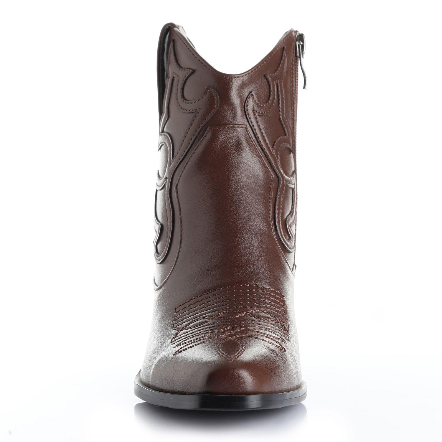 Botin Mujer Marron Via Uno 12411403-2