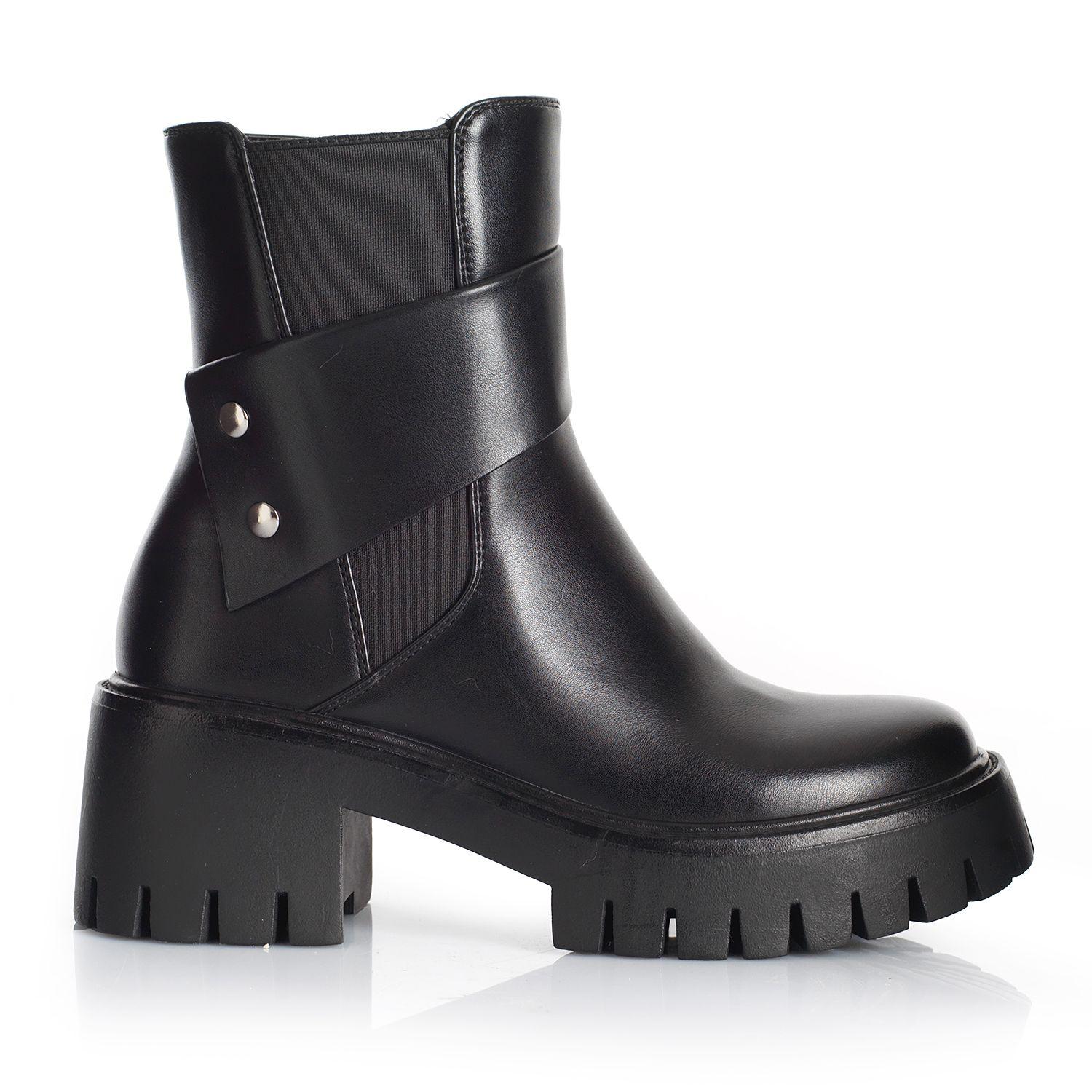 Botin Mujer Via Uno WestWinter Slate Negro-0