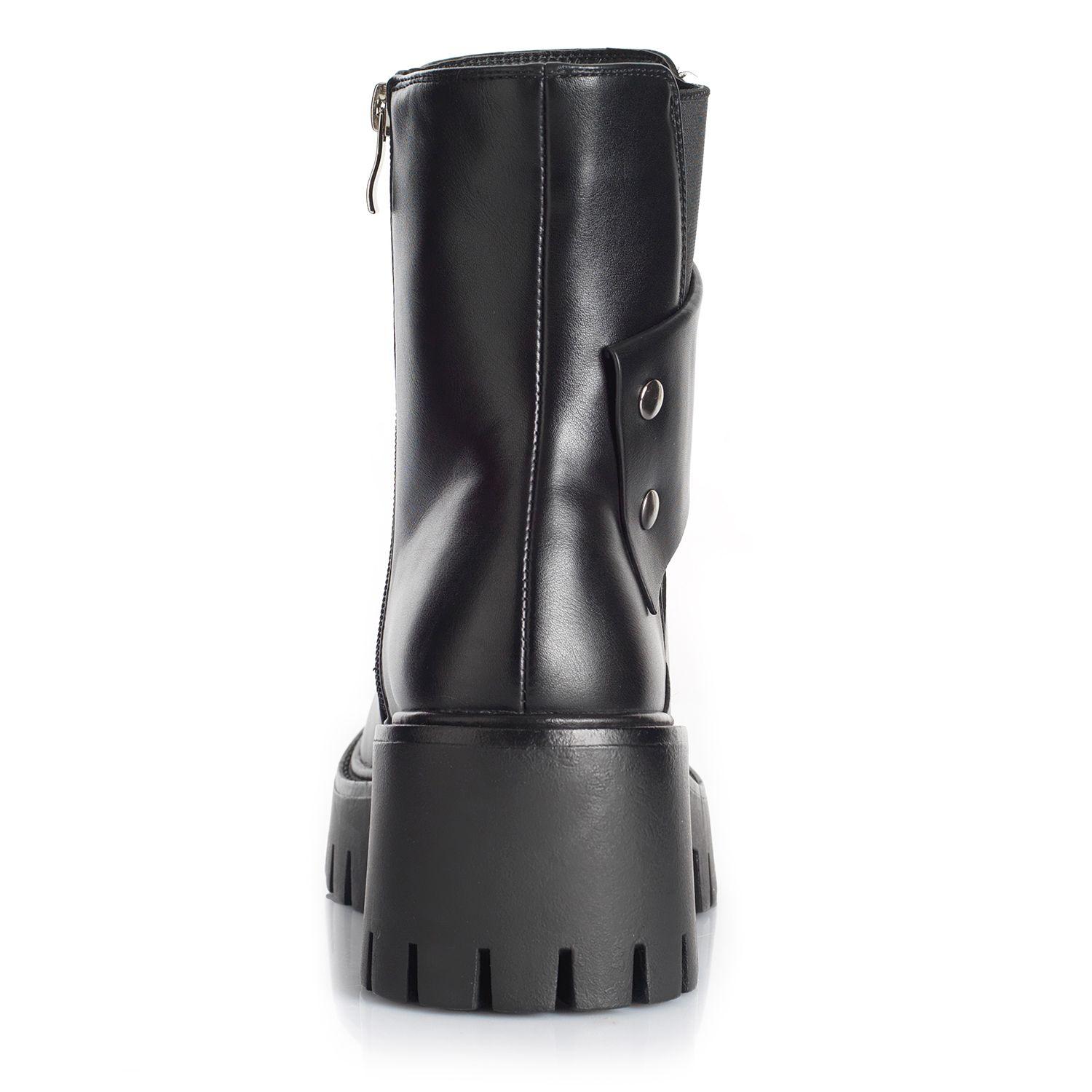 Botin Mujer Via Uno WestWinter Slate Negro-1