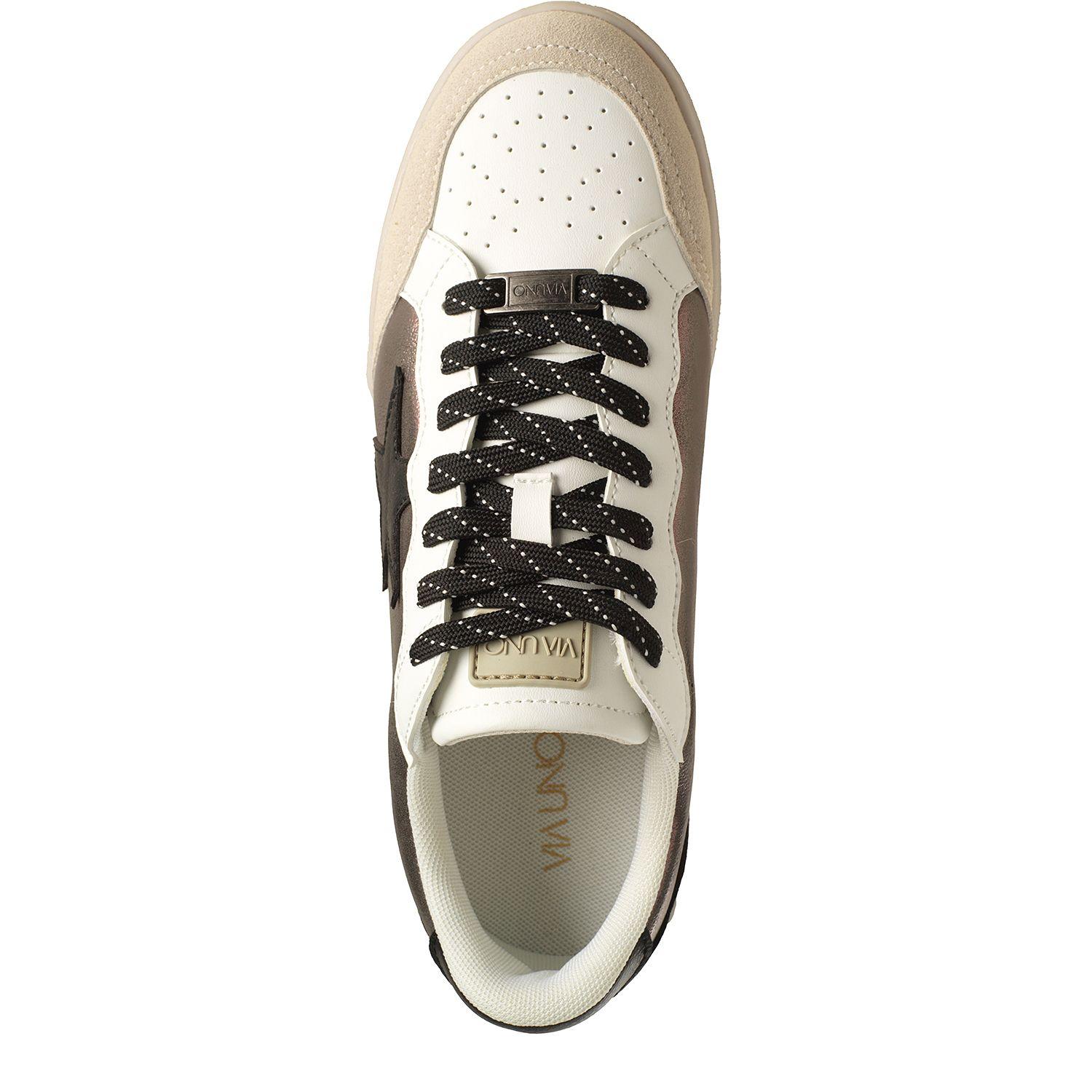 Zapatilla Mujer Via Uno Negro 22641703-2
