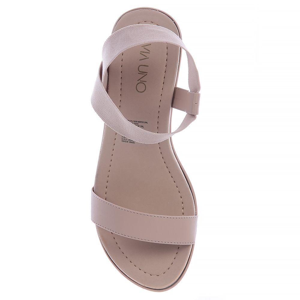 Sandalia Mujer Beige Via Uno 22542606-2