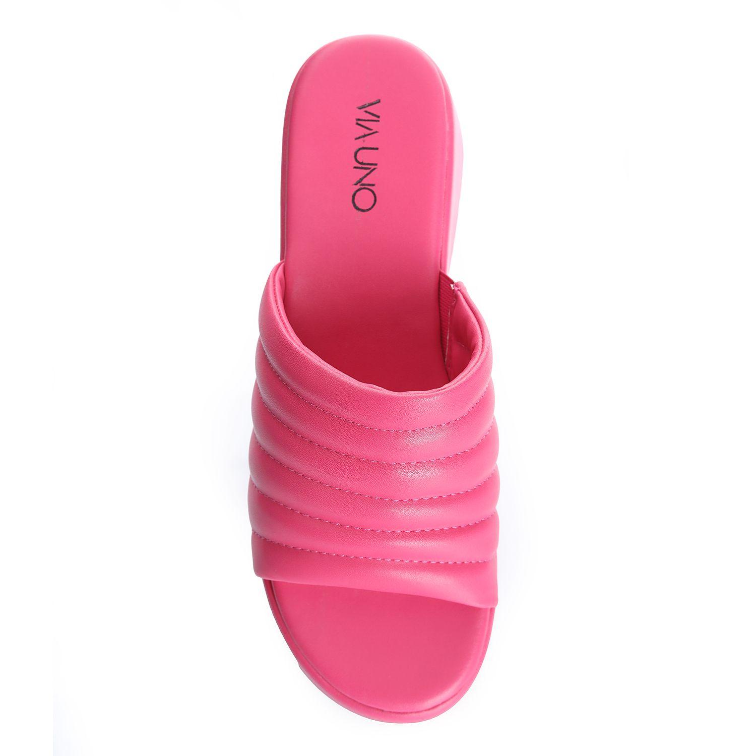 Sandalia Mujer Fucsia Via Uno 22541611-2