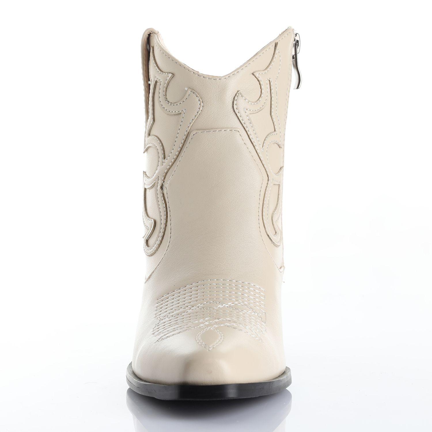 Botin Mujer Crema Via Uno 12411403-2