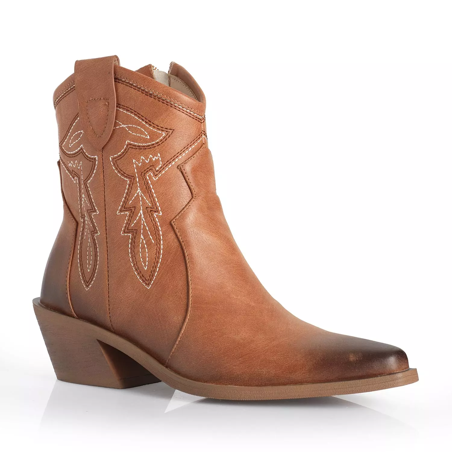Botin Mujer Via Uno WestWinter Tundra Camel-3