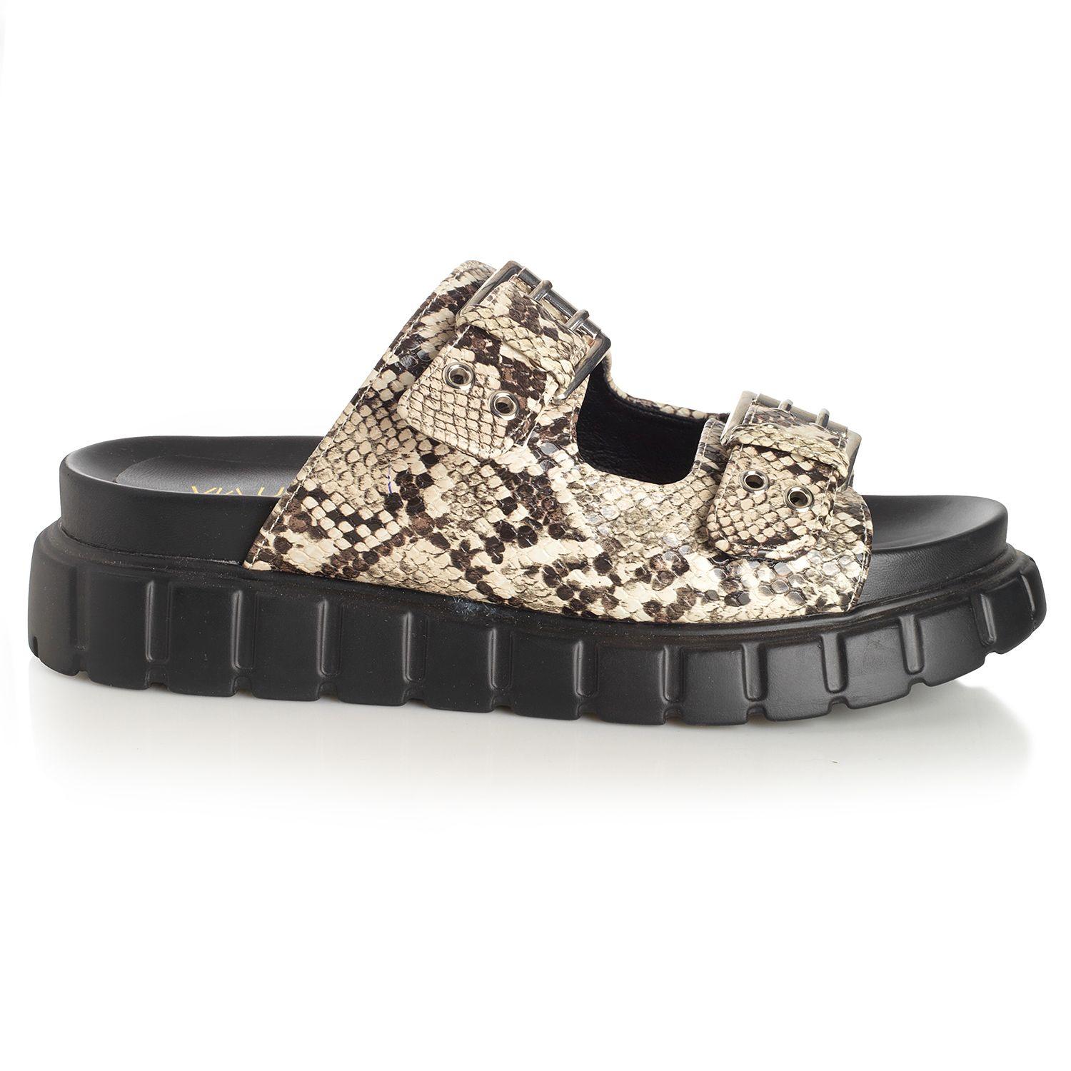 Sandalia Mujer Via Uno Snake 22641603-0