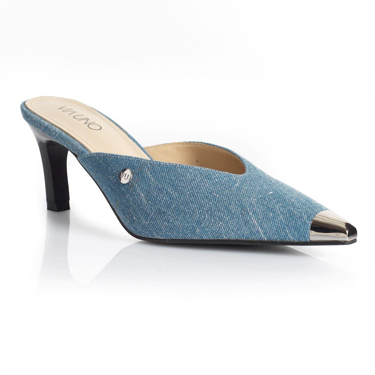 Zapato Mujer Via Uno WestWinter Dawn Celeste-3