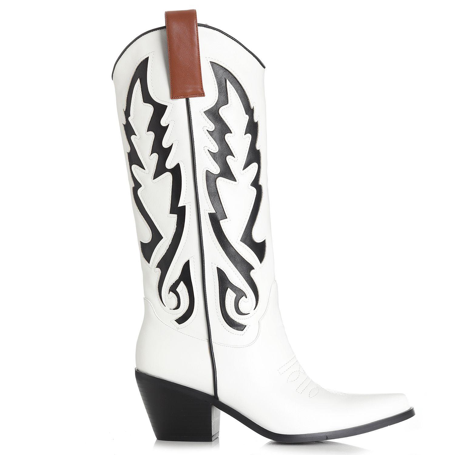Bota Mujer Blanco Via Uno 12412307-0