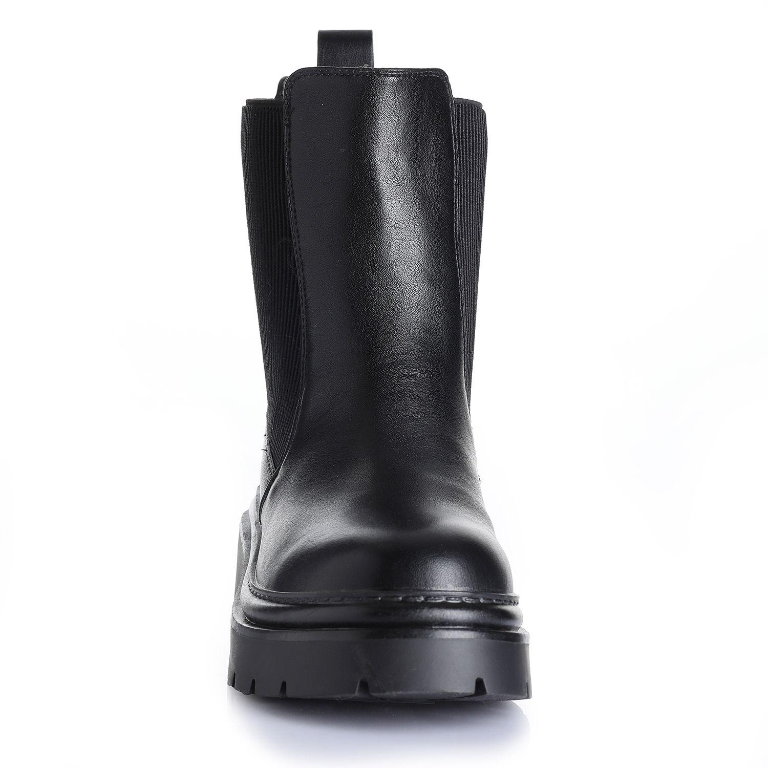 Botin Mujer Negro Via Uno 12431431-2