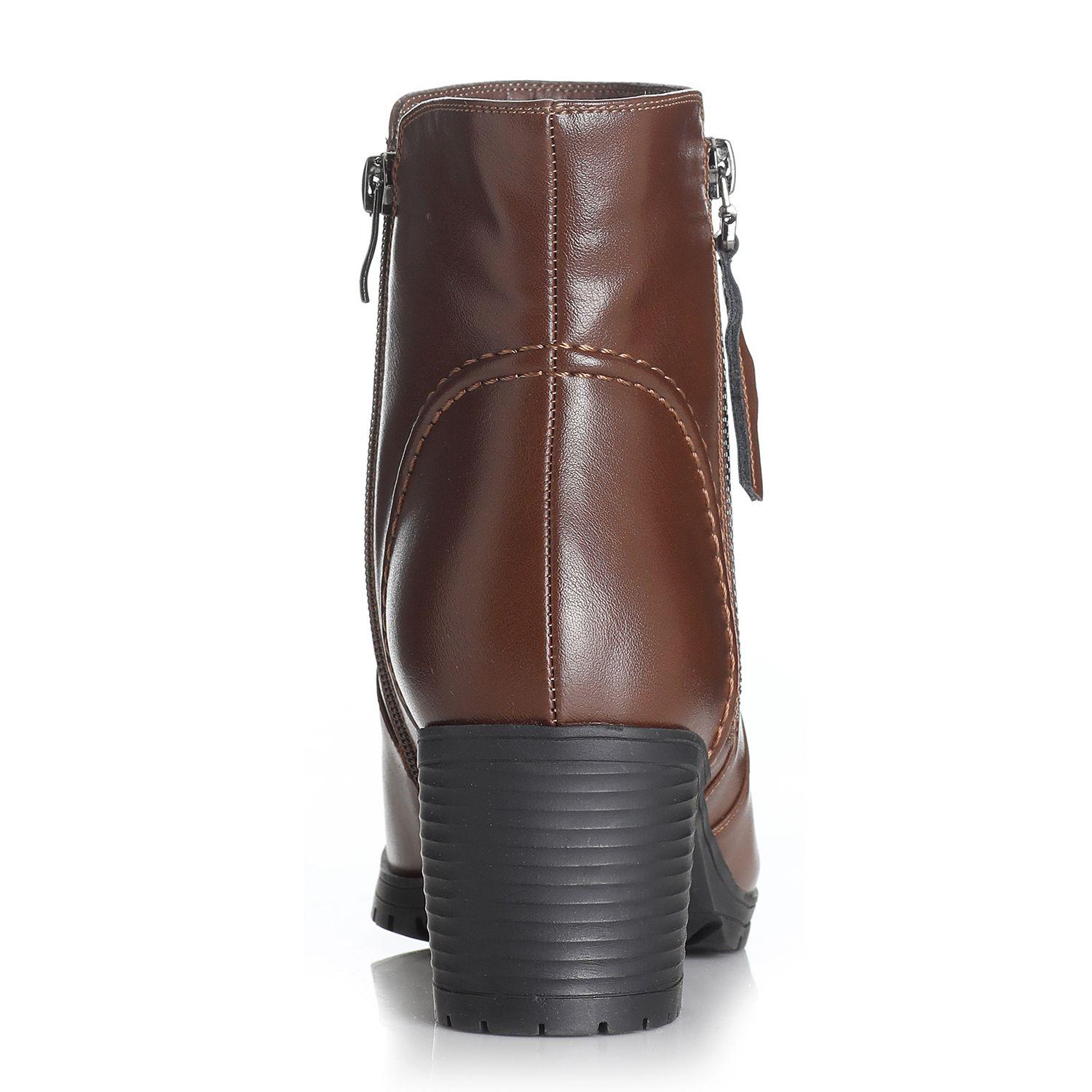 Botin Mujer Marron Via Uno 12432410-1