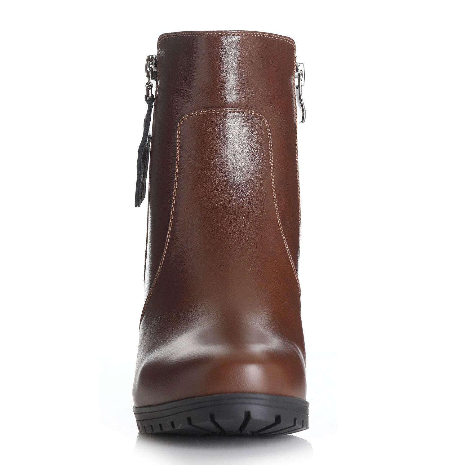 Botin Mujer Marron Via Uno 12432410-2