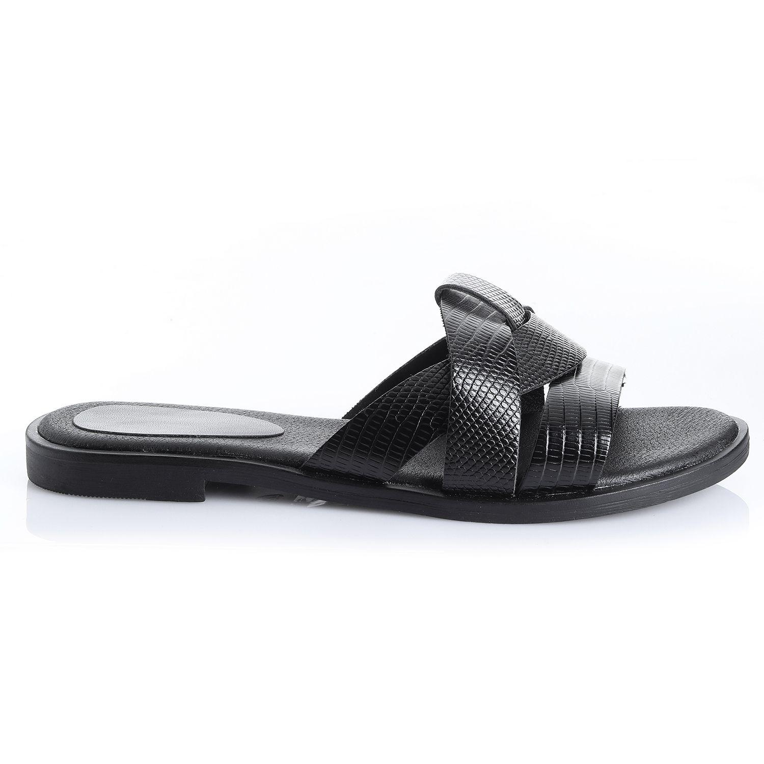 Sandalia Mujer Negro Via Uno 22501621-0