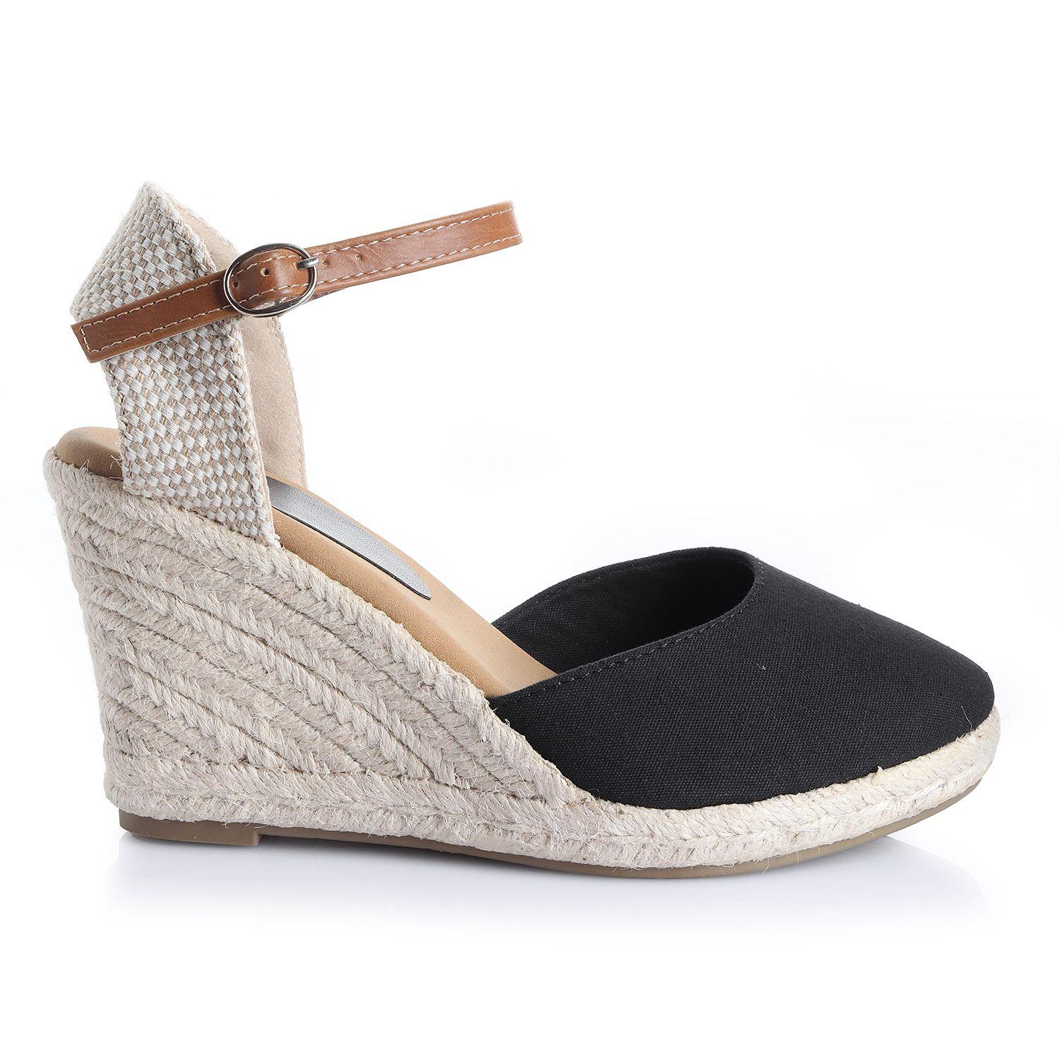 Zapato Mujer Negro Via Uno 22543501-0