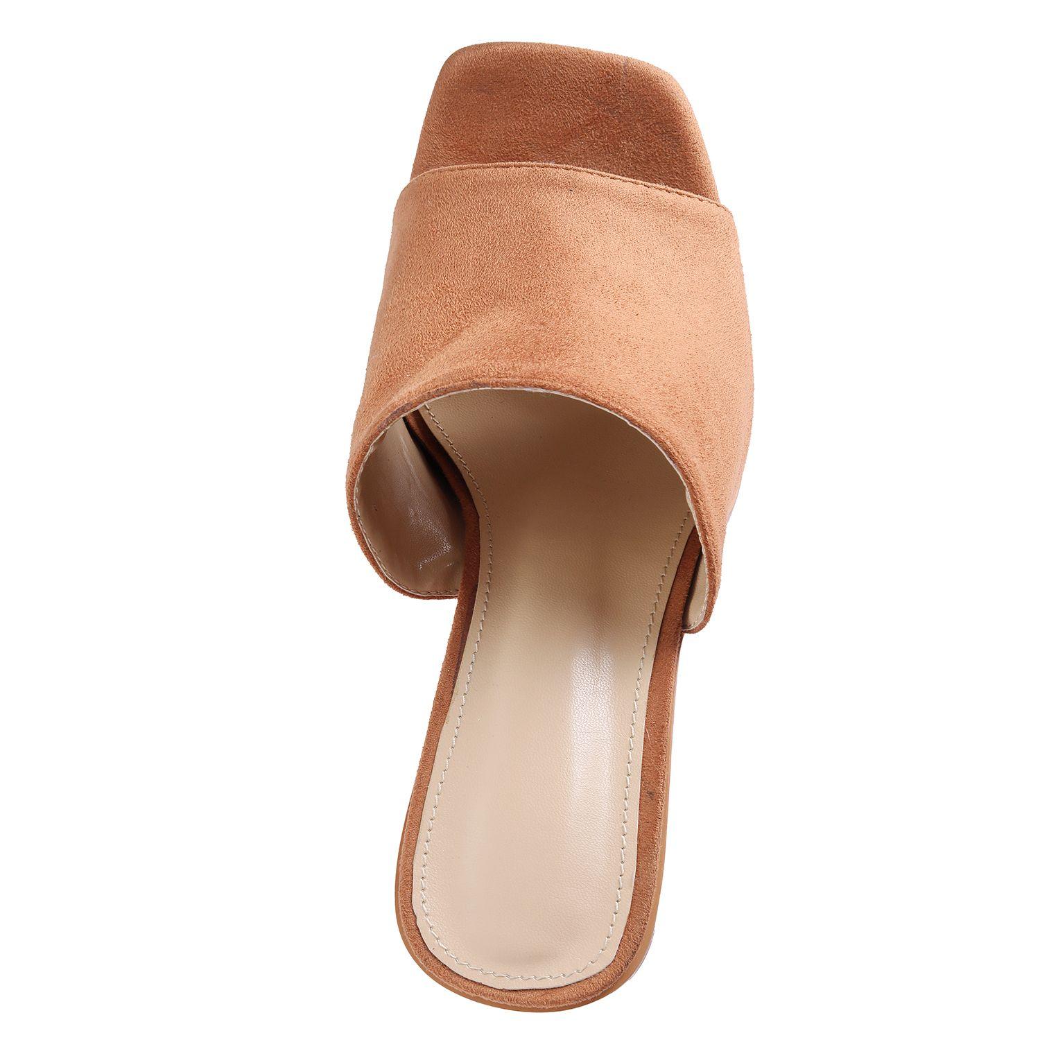Sandalia Mujer Camel Via Uno 22533617-2