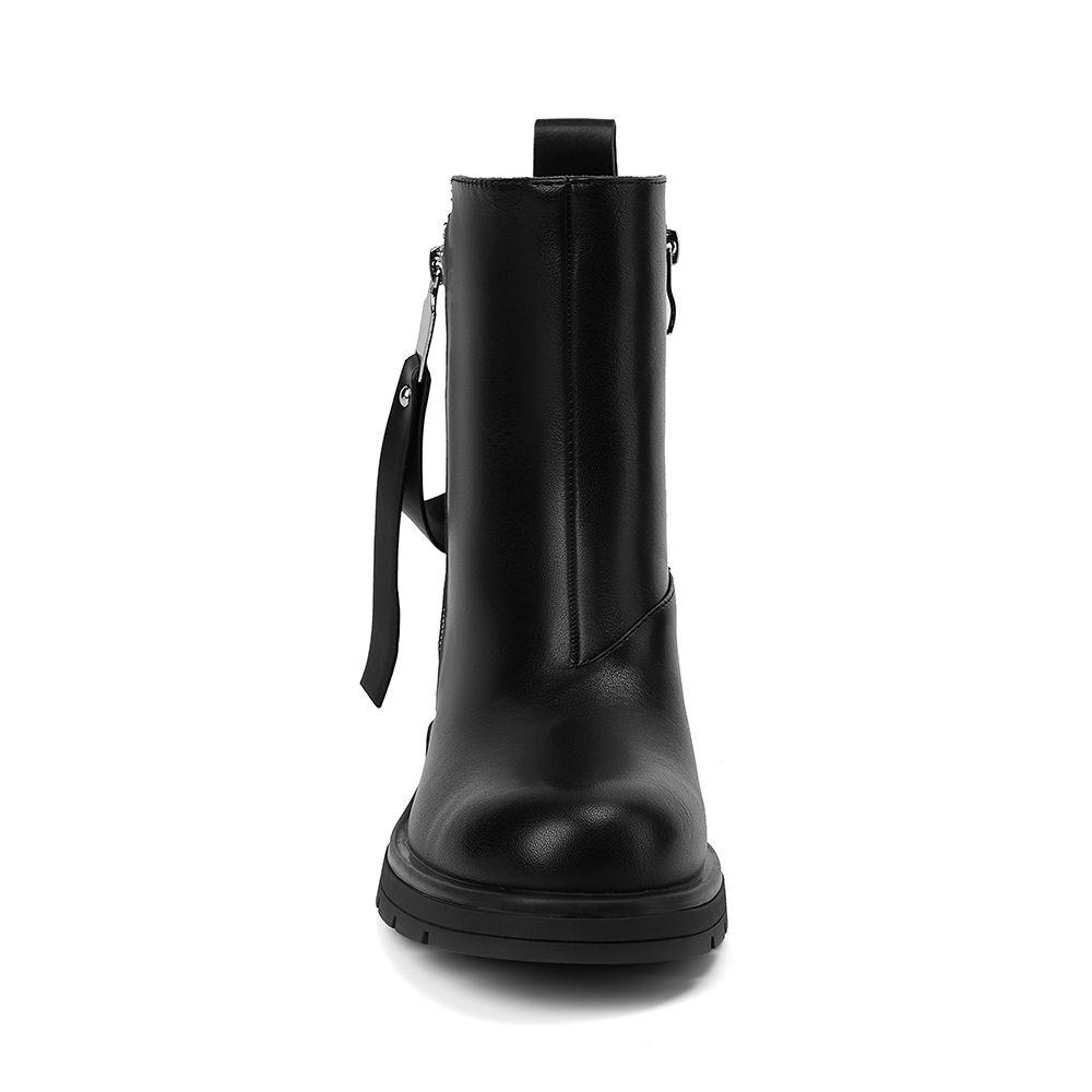 Botin Mujer Negro Via Uno 12531435-2