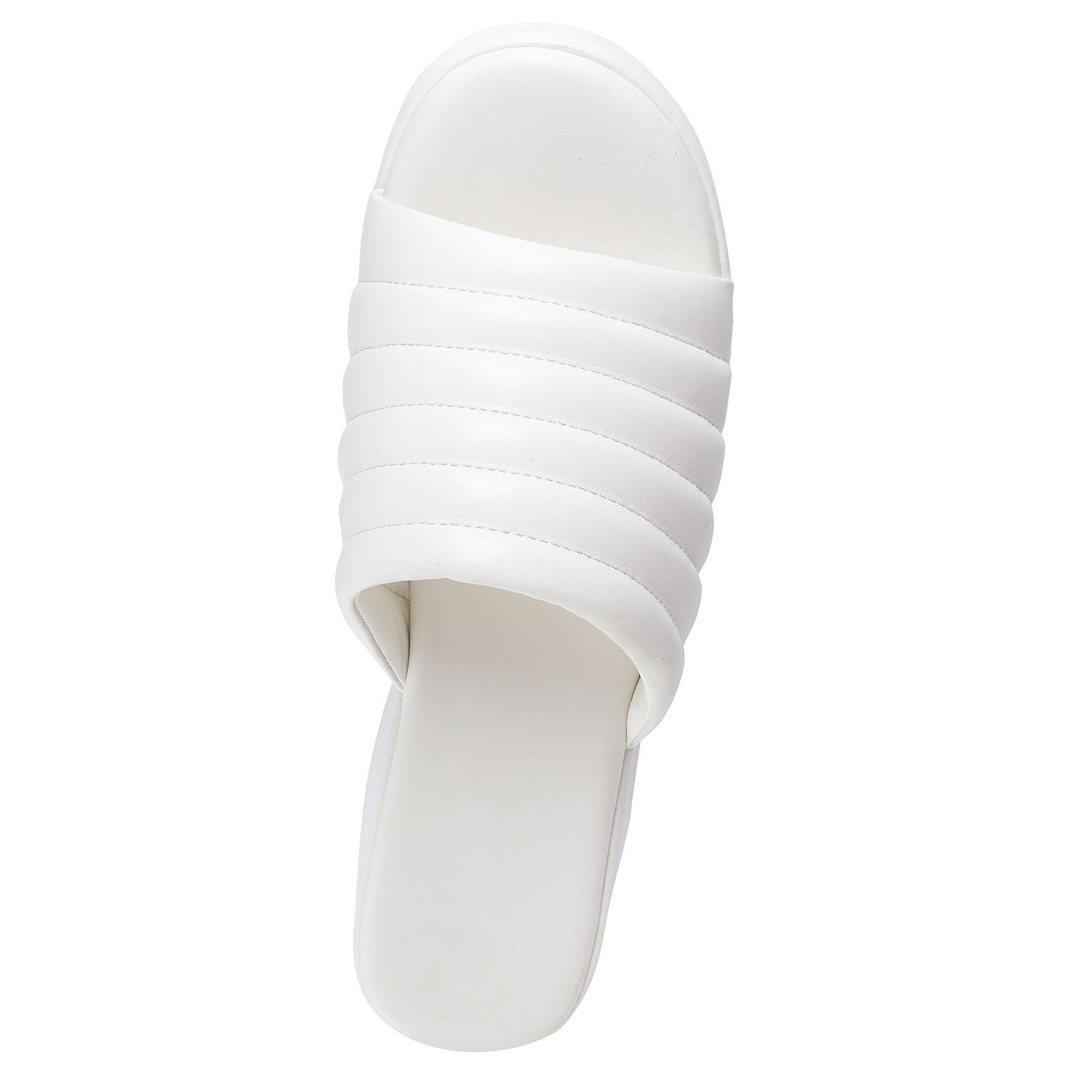 Sandalia Mujer Crema Via Uno 22541611-2