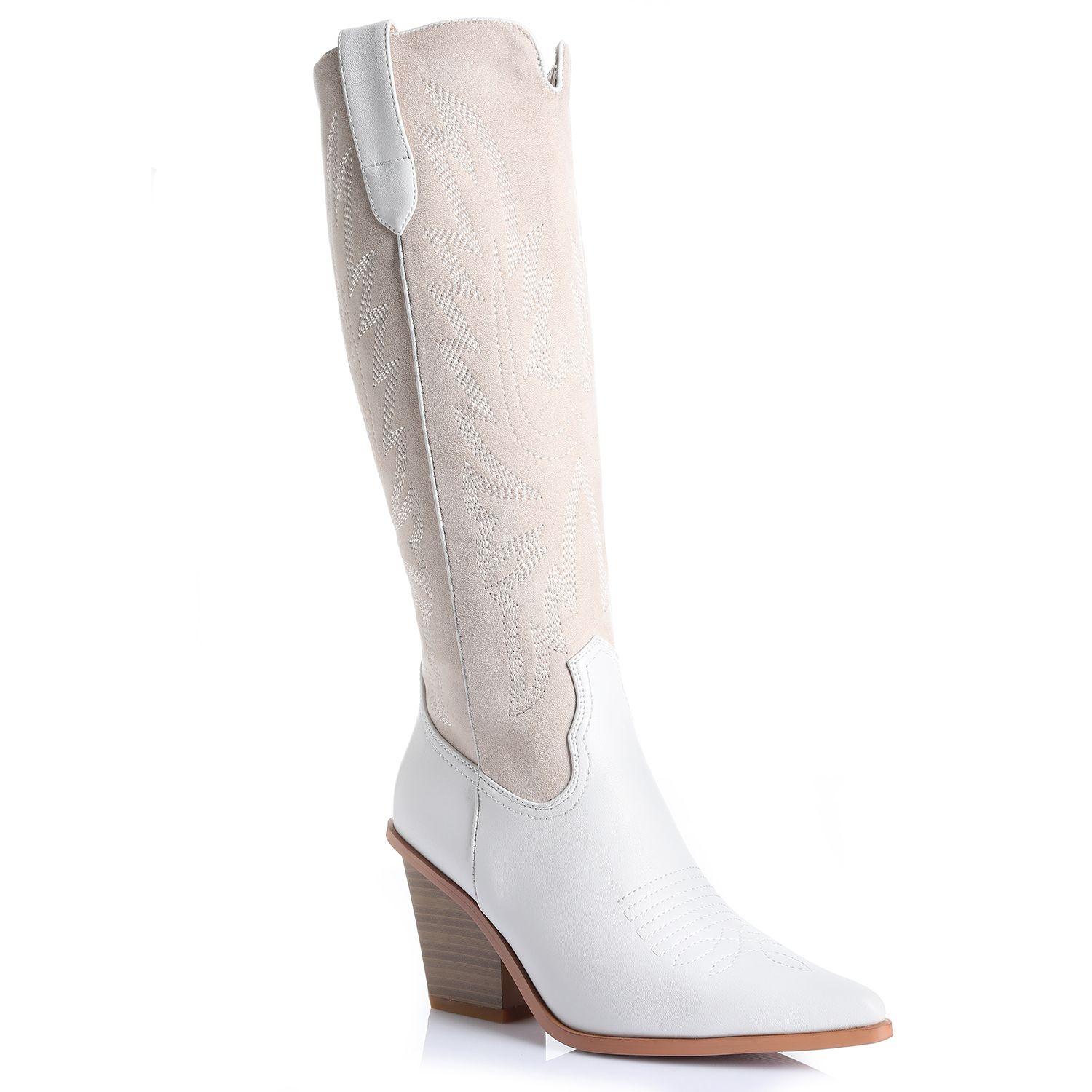 Bota Mujer Beige Via Uno 22513301-3