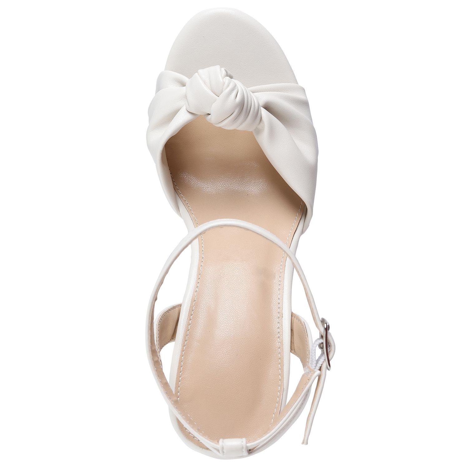 Sandalia Mujer Crema Via Uno 22543602-2