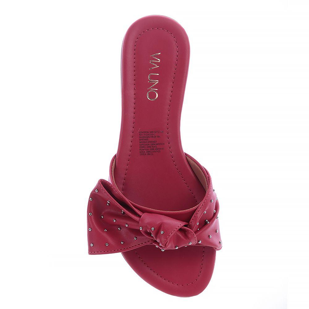 Sandalia Mujer Rojo Via Uno 22501607-2