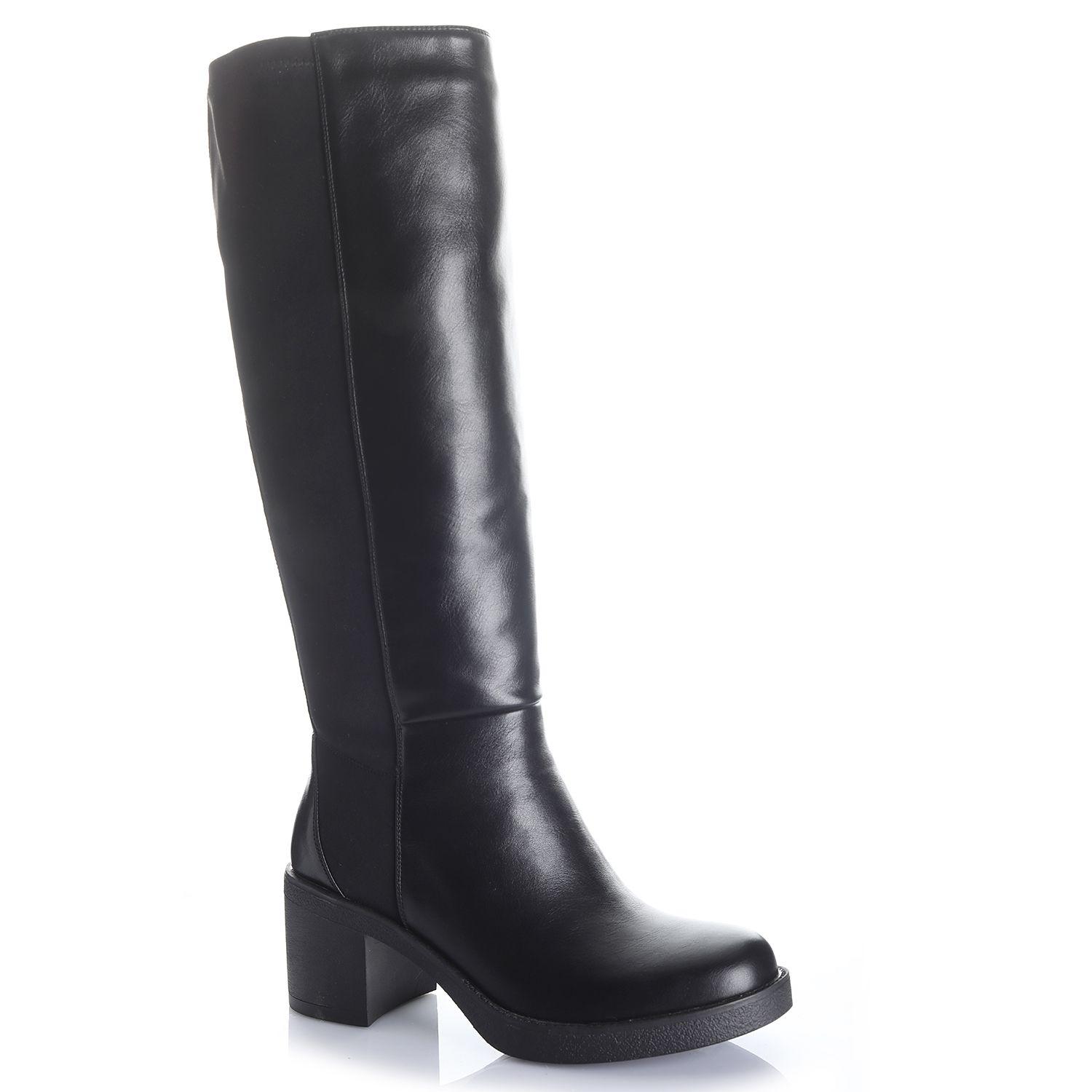 Bota Mujer Negro Via Uno 12532310-3