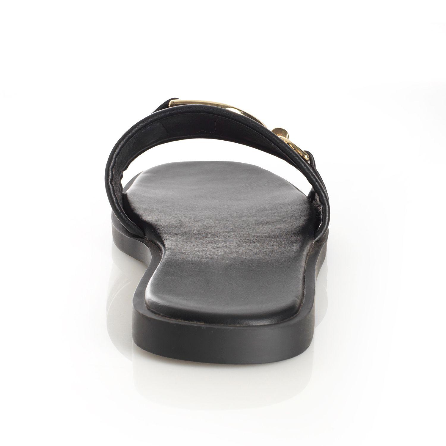 Sandalia Mujer Via Uno Negro 22601642-1