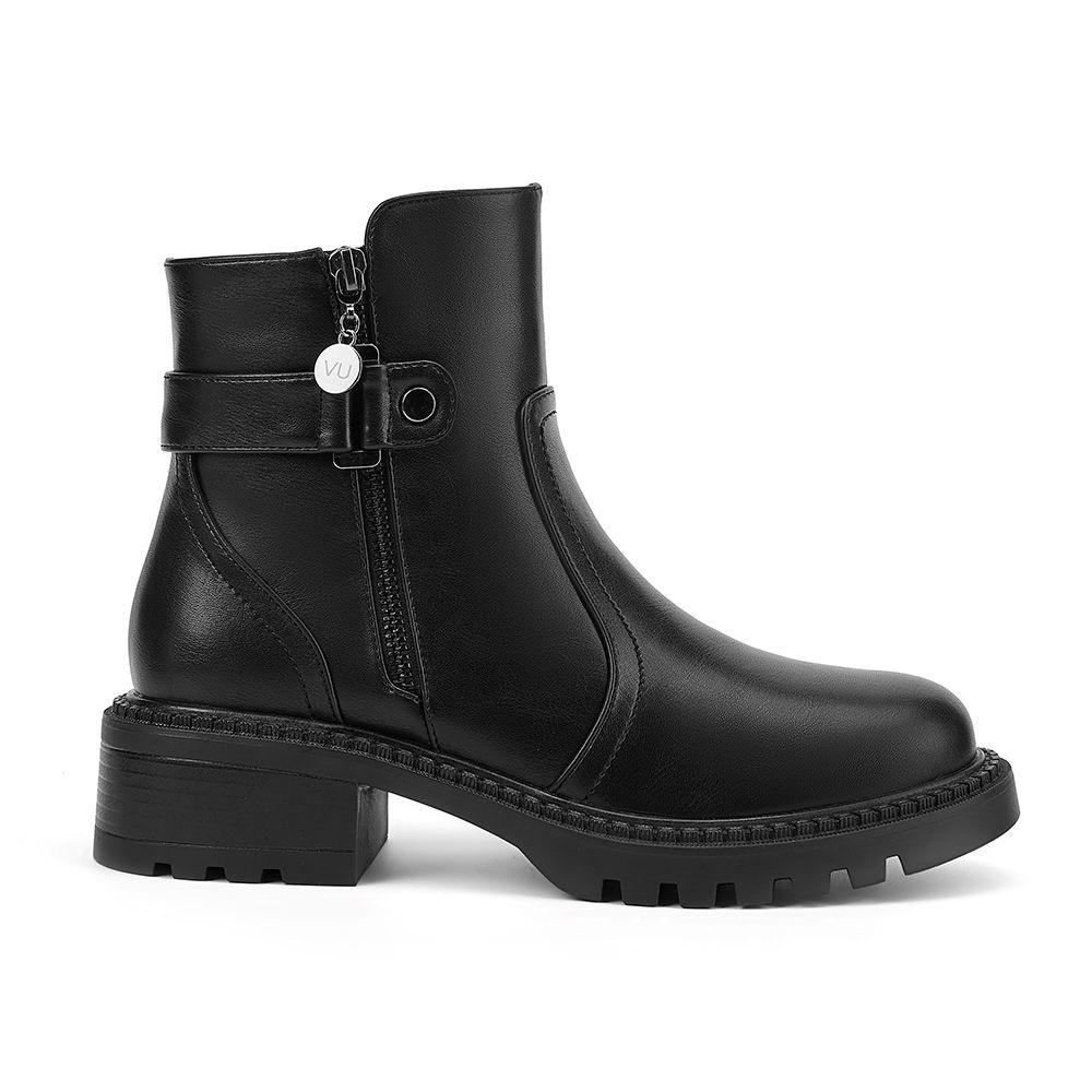 Botin Mujer Negro Via Uno 12531440-0
