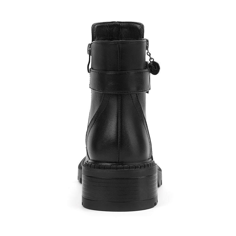 Botin Mujer Negro Via Uno 12531440-1
