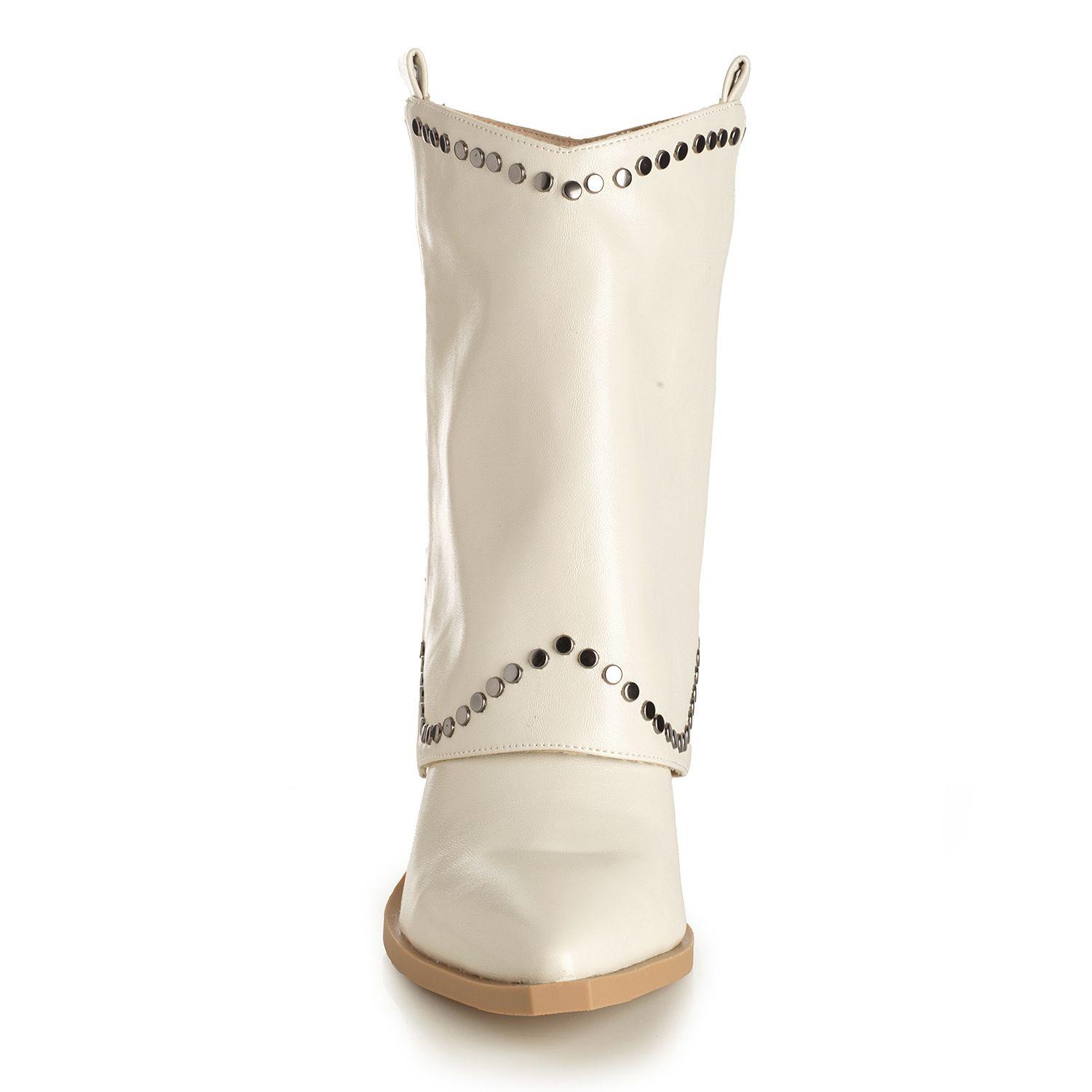 Botin Mujer Via Uno Beige 22613401-2