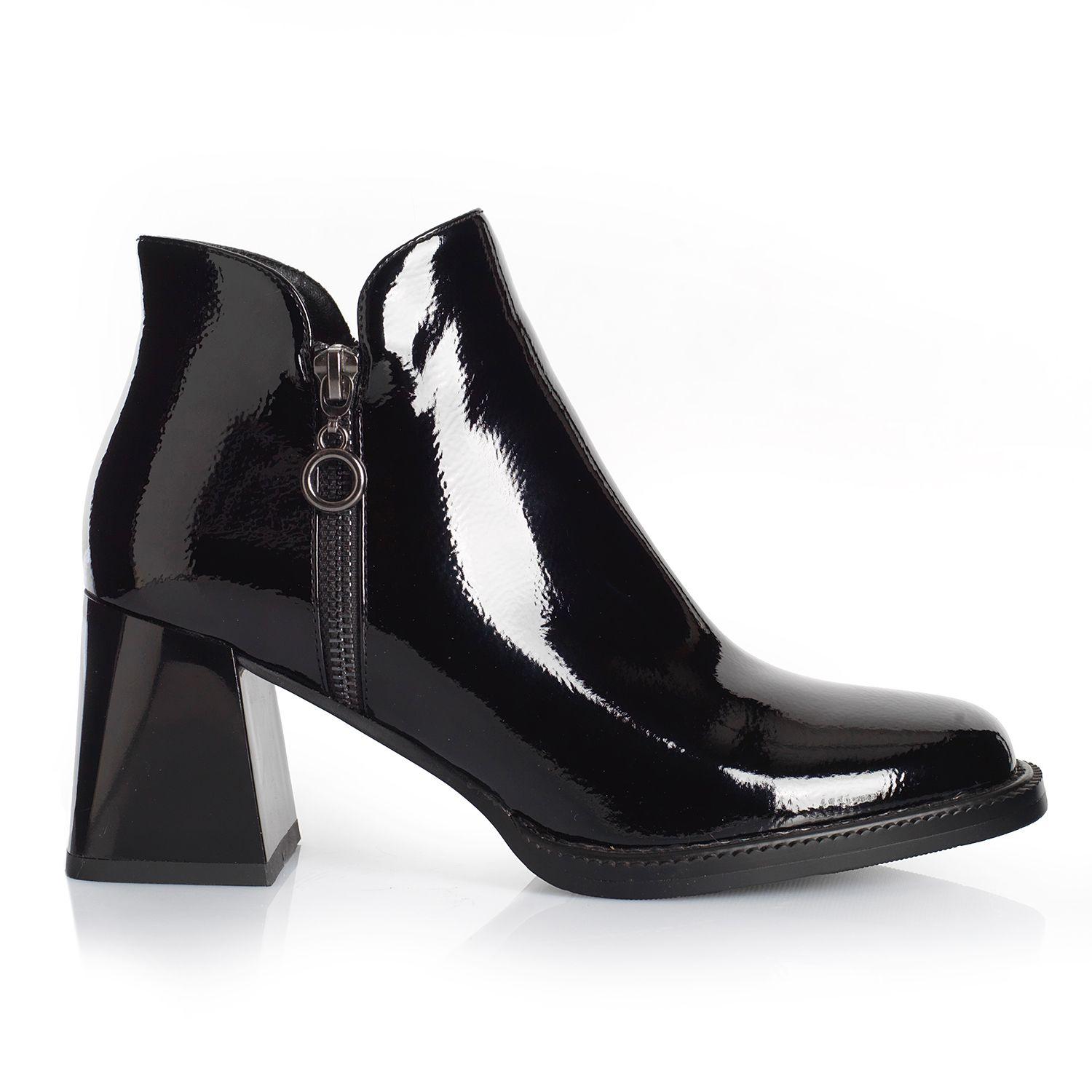 Botin Mujer Via Uno WestWinter Sand Negro-0