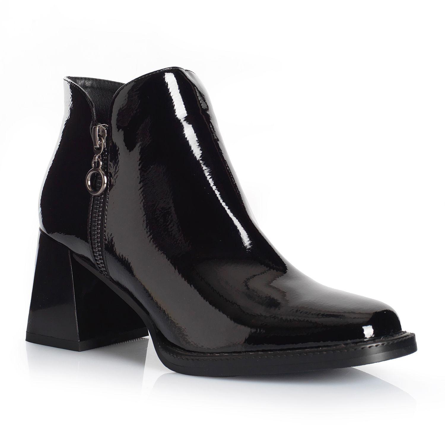 Botin Mujer Via Uno WestWinter Sand Negro-3