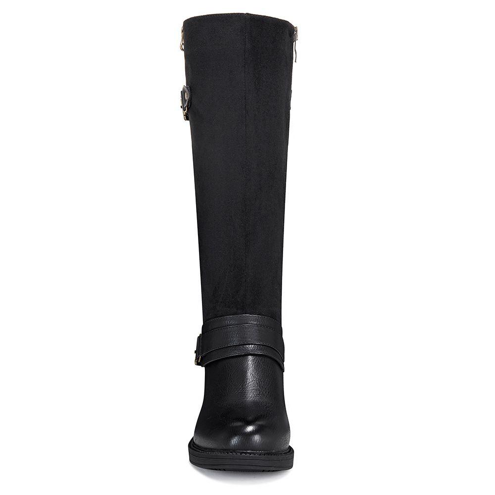 Bota Mujer Negro Via Uno 12531332-2