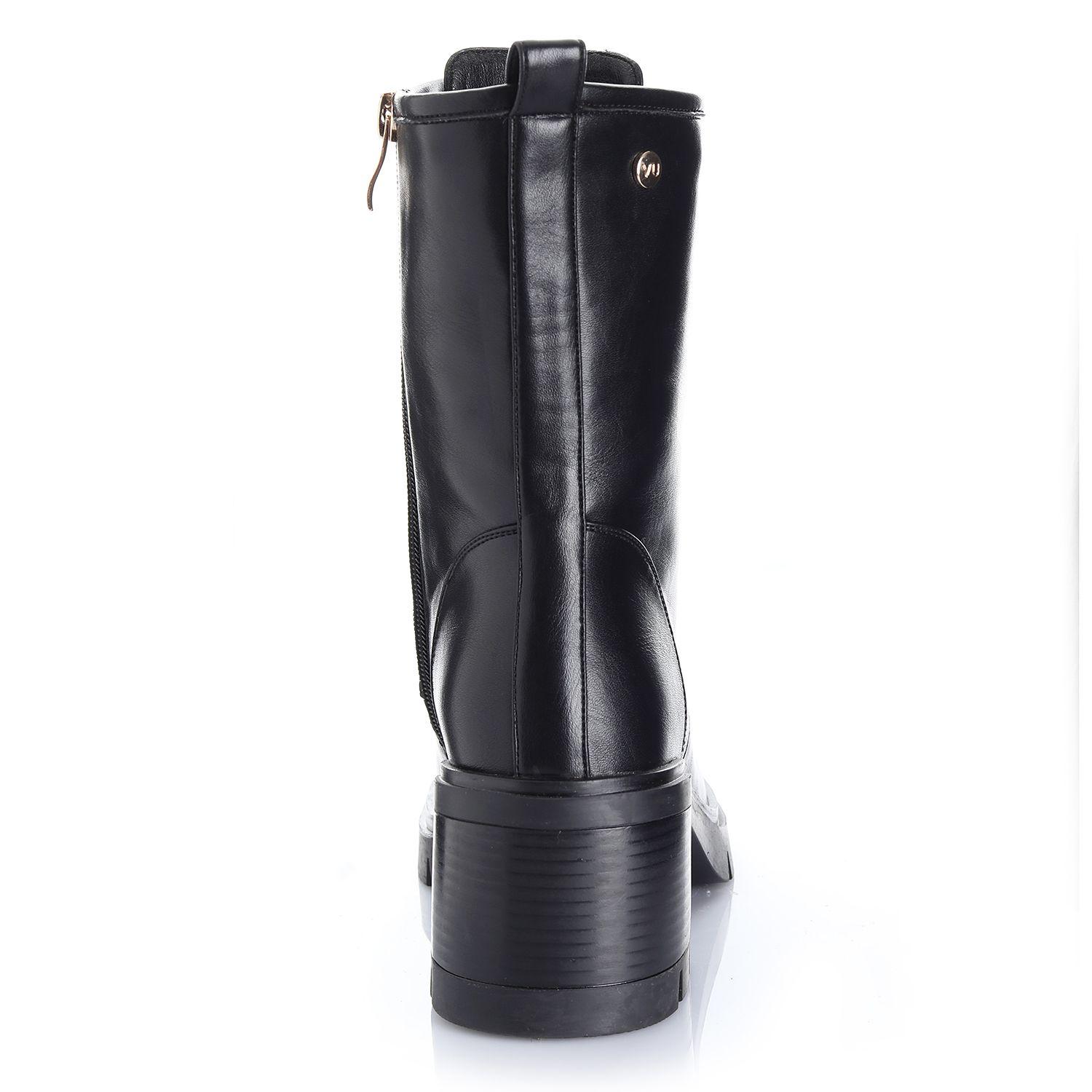 Botin Mujer Negro Via Uno 12532401-1
