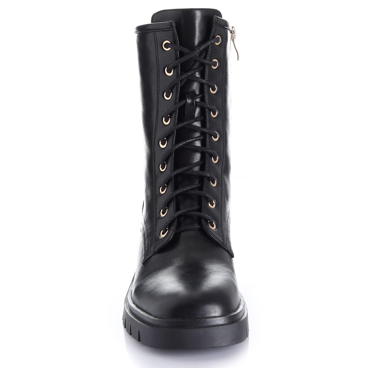 Botin Mujer Negro Via Uno 12532401-2