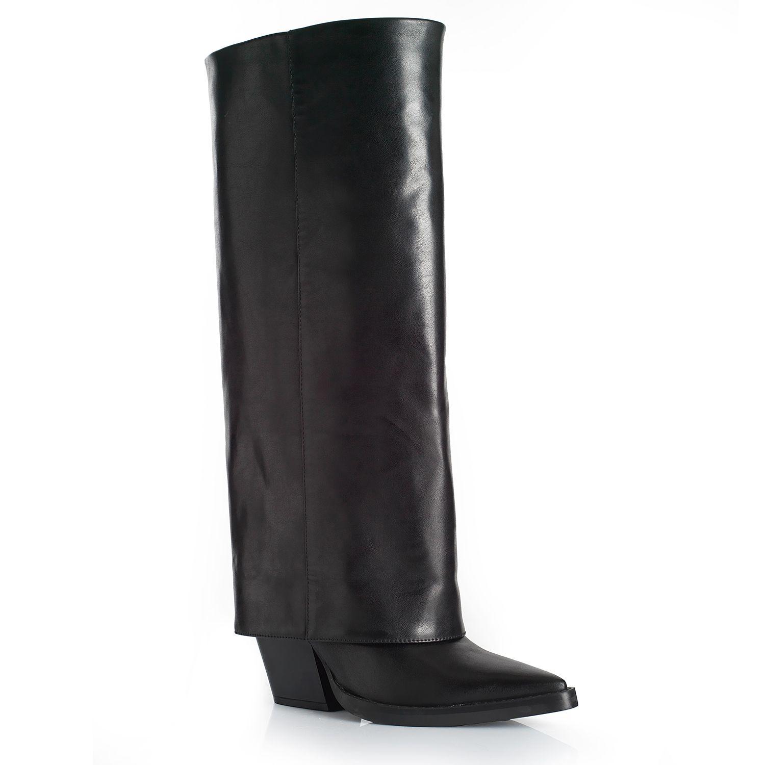 Bota Mujer Via Uno WestWinter Storm Negro-3