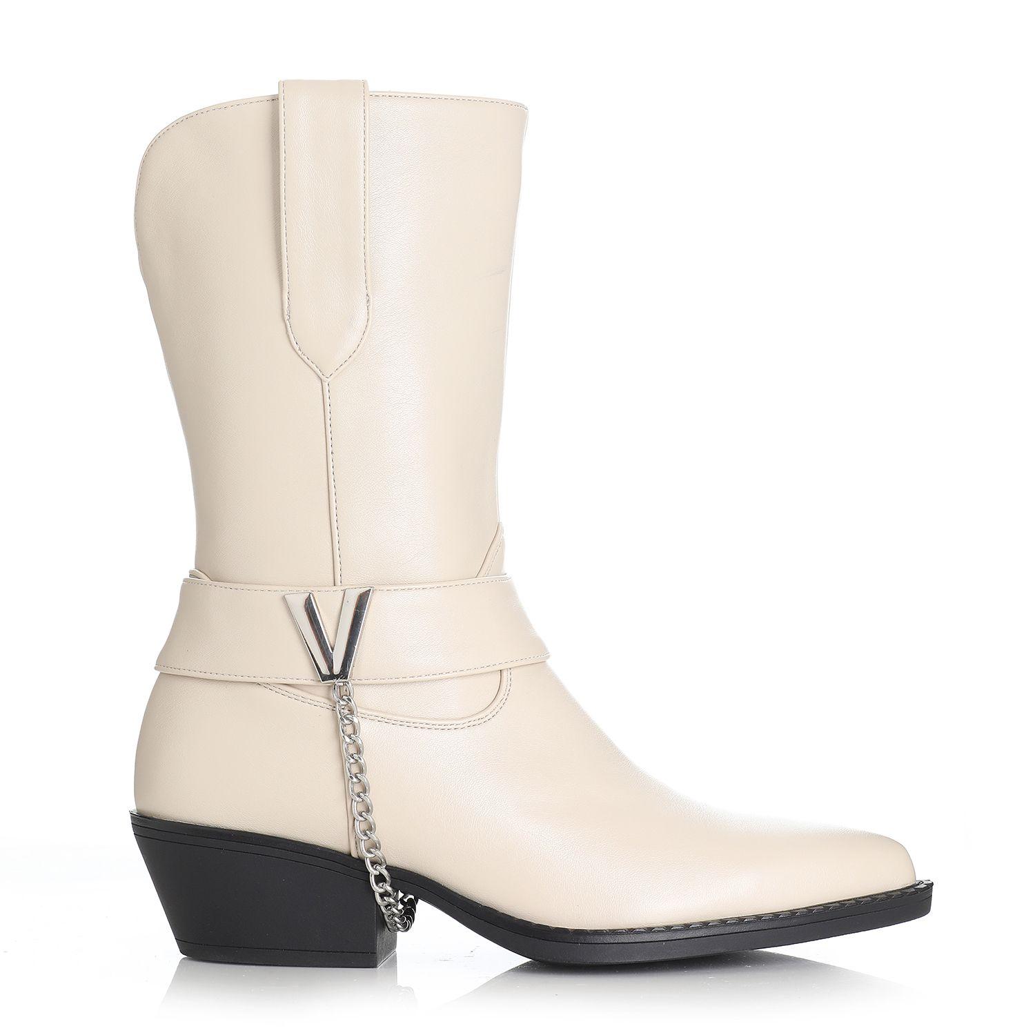 Botin Mujer Crema Via Uno 12412417-0