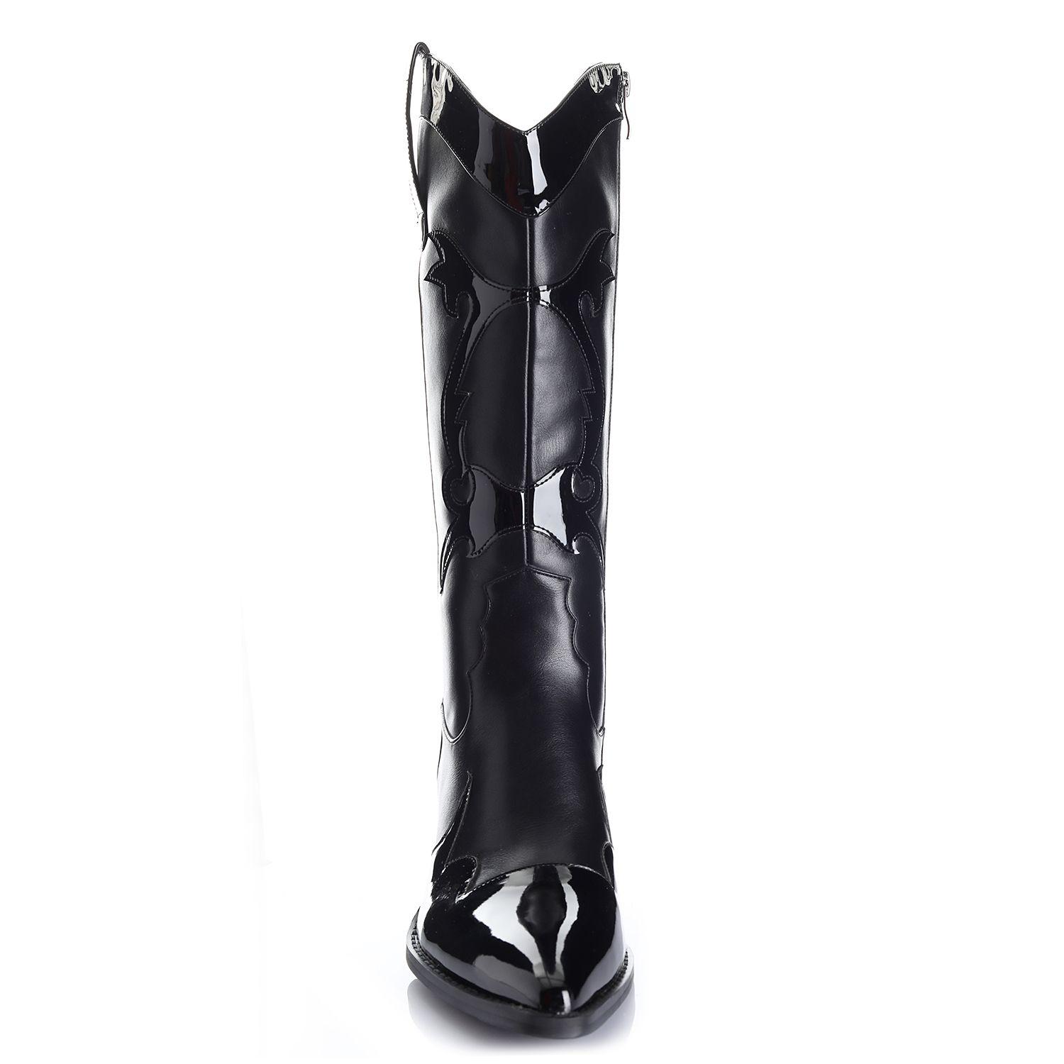 Bota Mujer Negro Via Uno 12512305-2