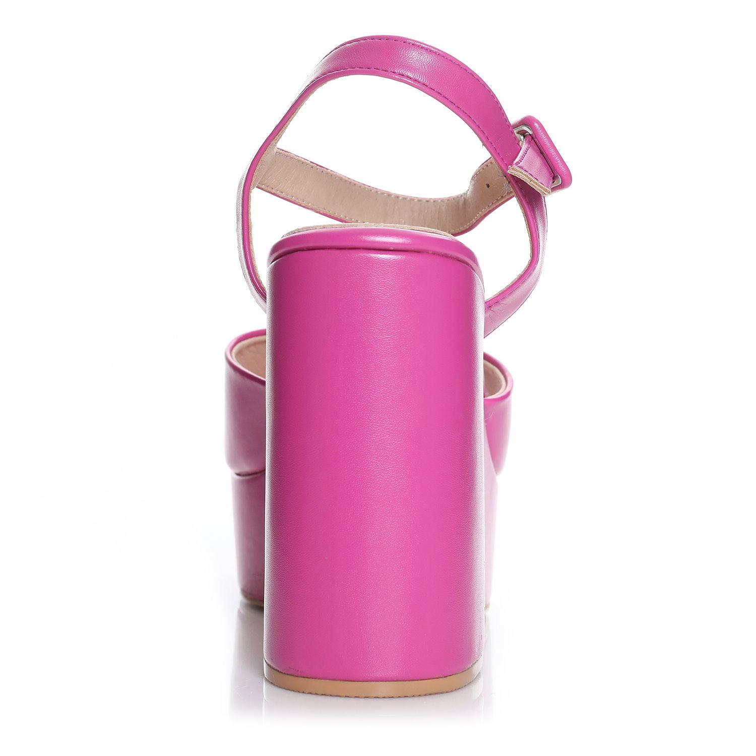 Sandalia Fucsia Via Uno 22433613-1