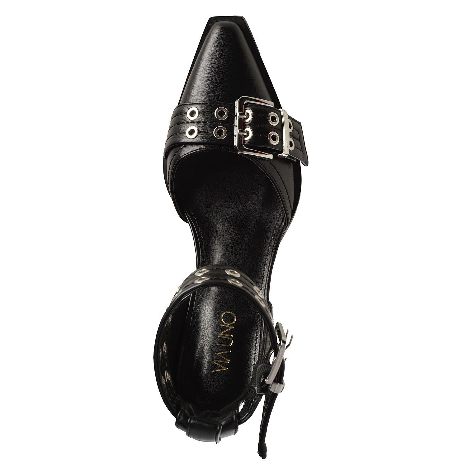 Zapato Mujer Via Uno Negro 22612502-2